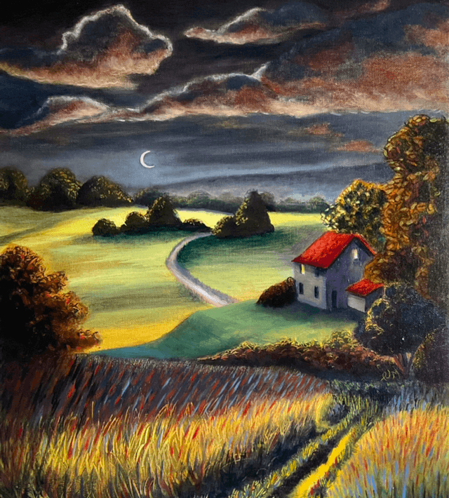 Signed A3 Print of The Last House