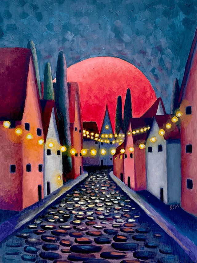 Signed A3 Print of Night Party