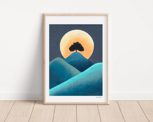 Signed A3 Print of Ancient Oak
