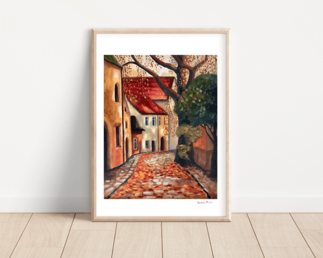 Signed A3 Print of Amber Falls