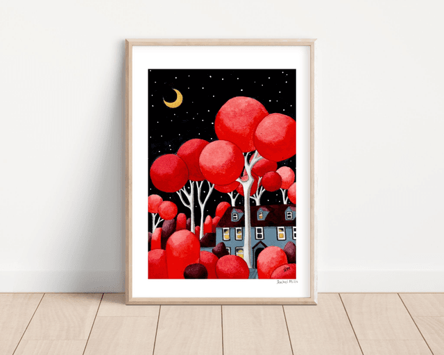 Signed A3 Print of Cranberry Tree Lane